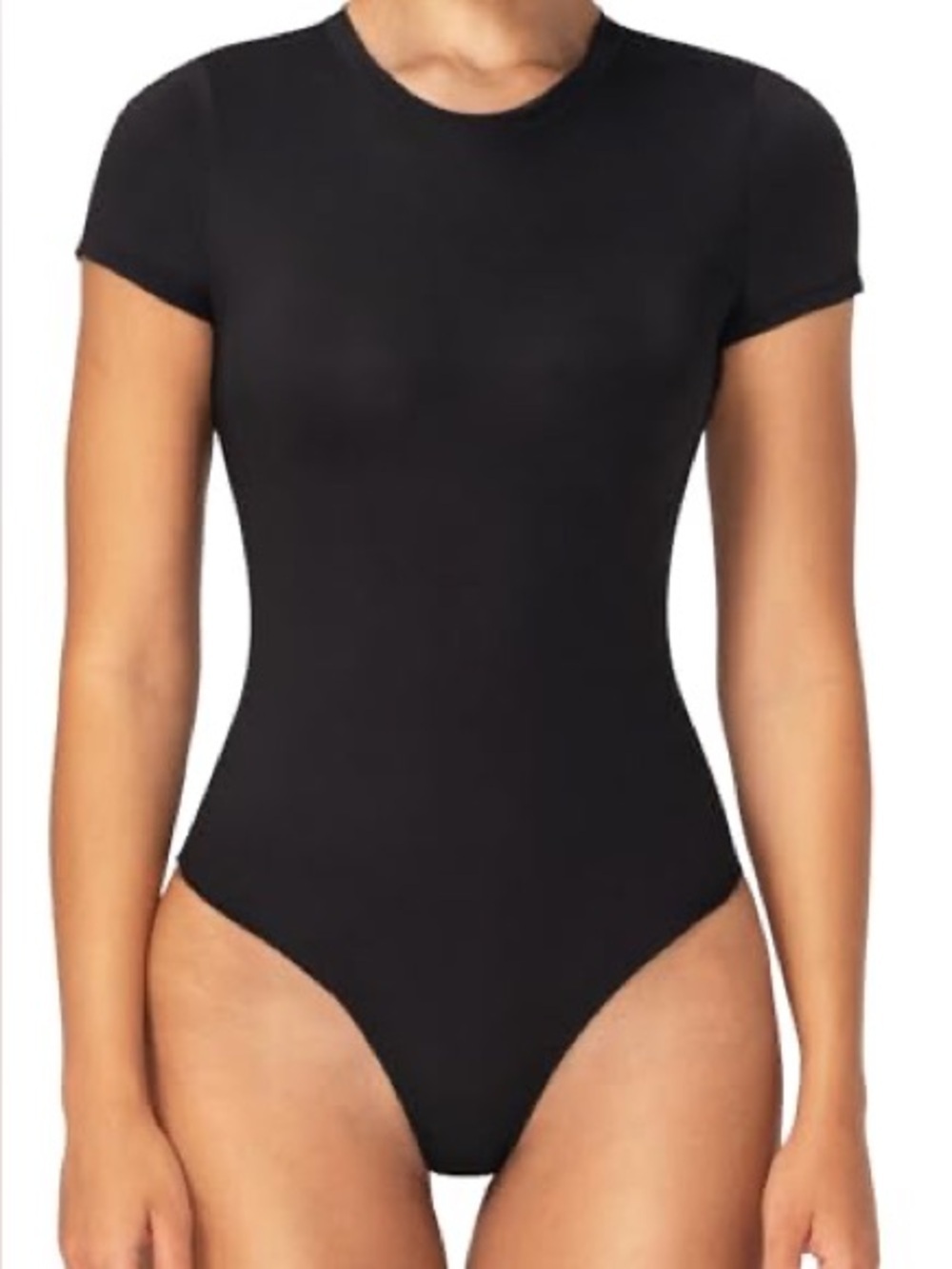 Black Short Sleeve Bodysuit Women’s Size L